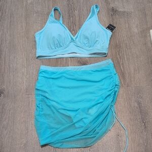 Blooming Jelly Sky Blue Bikini Set